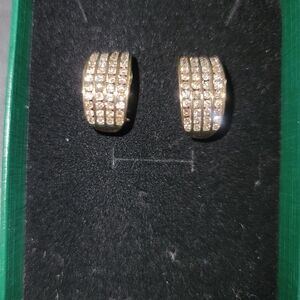 Diamond Hoop Earrings